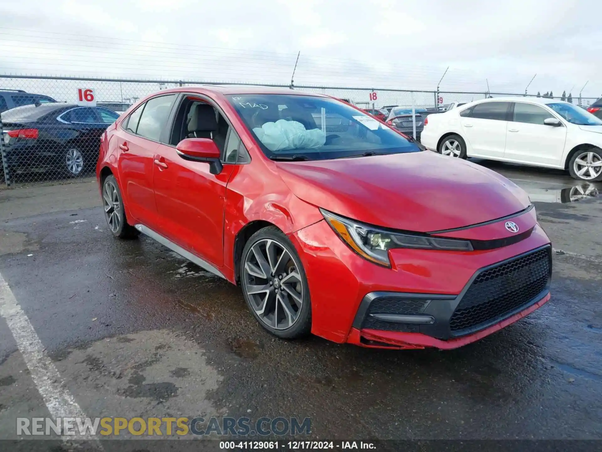 1 Фотография поврежденного автомобиля JTDP4RCE7LJ002499 TOYOTA COROLLA 2020