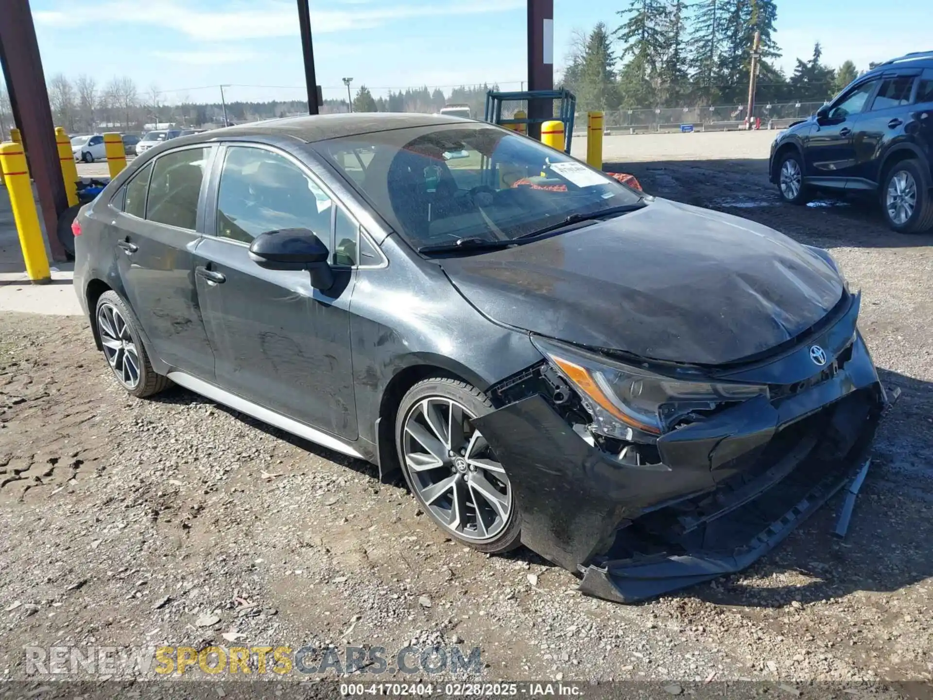 1 Photograph of a damaged car JTDP4RCE7LJ002602 TOYOTA COROLLA 2020