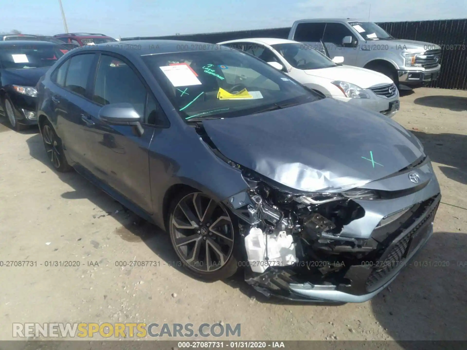 1 Photograph of a damaged car JTDP4RCE7LJ006925 TOYOTA COROLLA 2020
