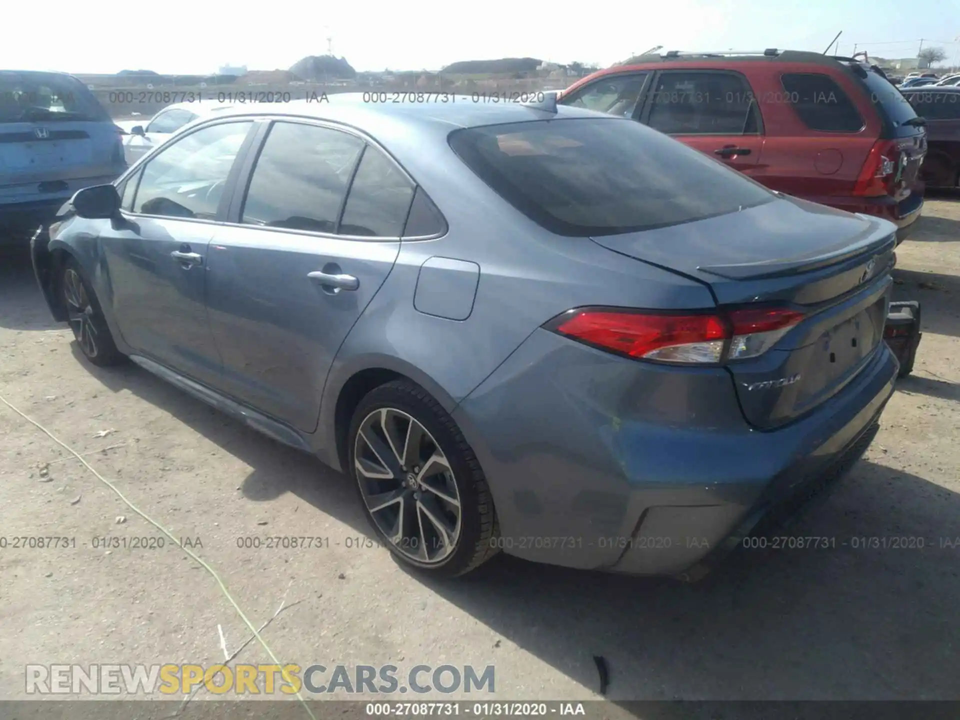 3 Photograph of a damaged car JTDP4RCE7LJ006925 TOYOTA COROLLA 2020