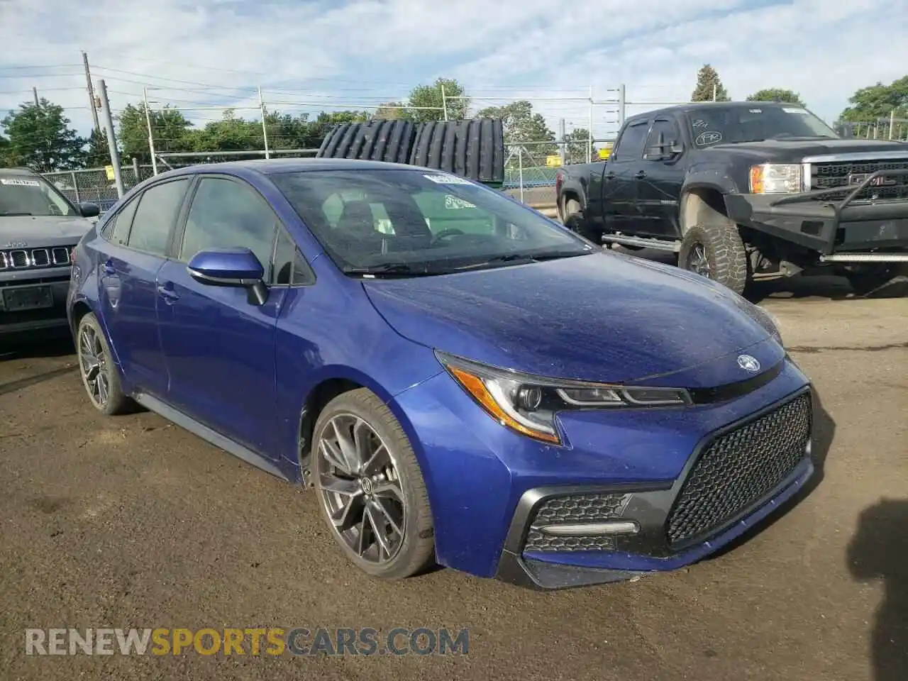 1 Photograph of a damaged car JTDP4RCE7LJ007444 TOYOTA COROLLA 2020