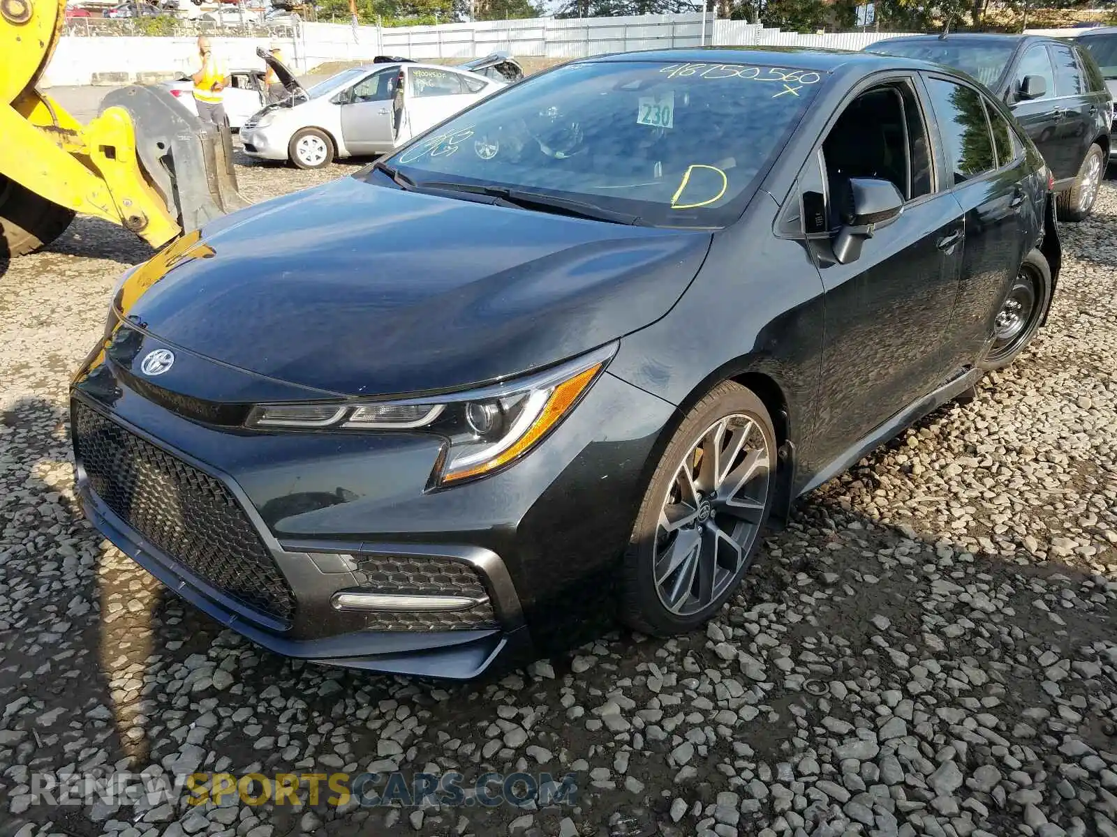 2 Photograph of a damaged car JTDP4RCE7LJ011512 TOYOTA COROLLA 2020