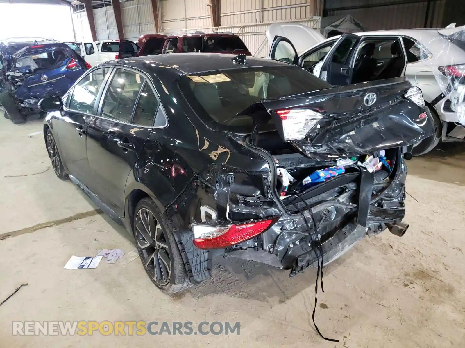 3 Photograph of a damaged car JTDP4RCE7LJ012207 TOYOTA COROLLA 2020
