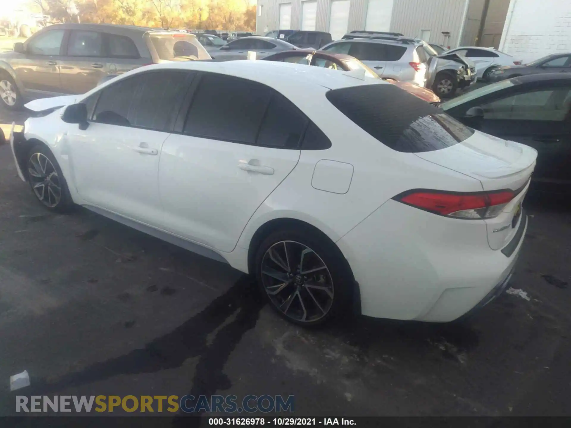 3 Photograph of a damaged car JTDP4RCE7LJ016452 TOYOTA COROLLA 2020