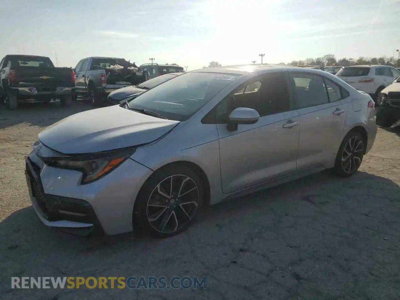 1 Photograph of a damaged car JTDP4RCE7LJ030464 TOYOTA COROLLA 2020