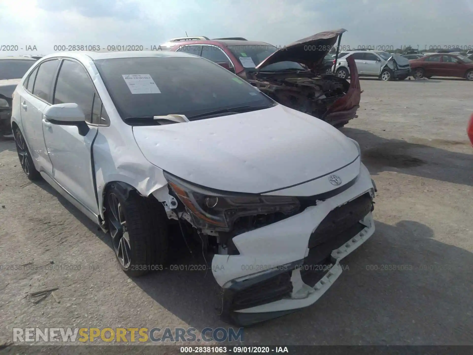 1 Photograph of a damaged car JTDP4RCE7LJ031792 TOYOTA COROLLA 2020