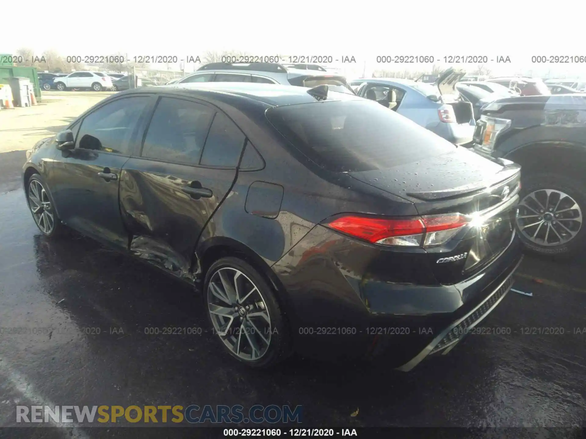 3 Photograph of a damaged car JTDP4RCE7LJ034465 TOYOTA COROLLA 2020