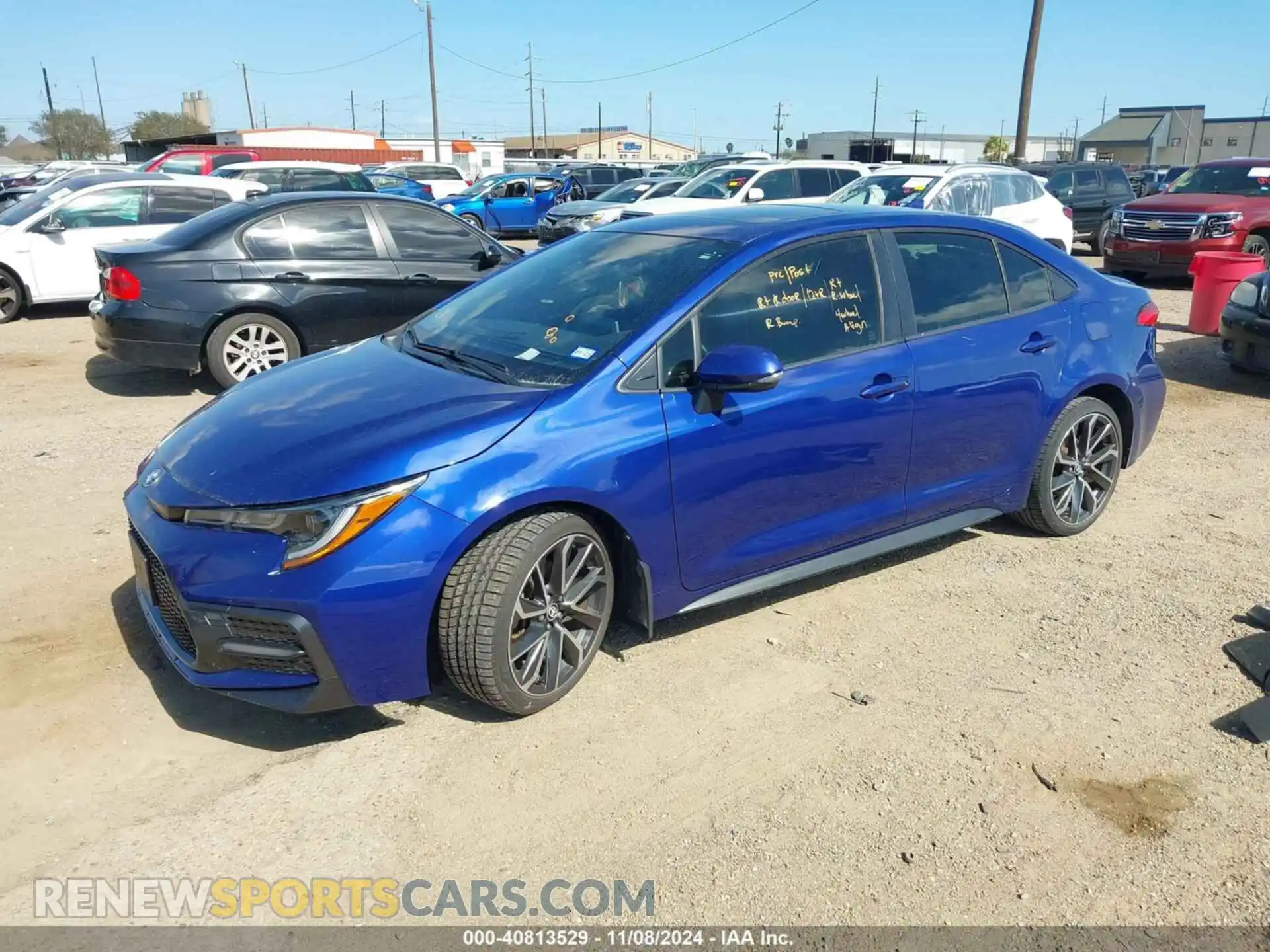 2 Photograph of a damaged car JTDP4RCE7LJ037463 TOYOTA COROLLA 2020