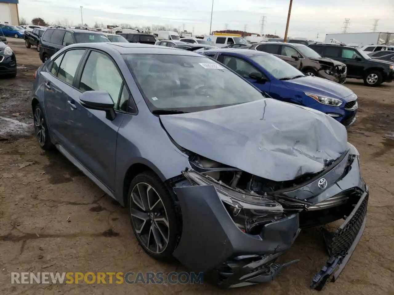 1 Photograph of a damaged car JTDP4RCE7LJ037771 TOYOTA COROLLA 2020