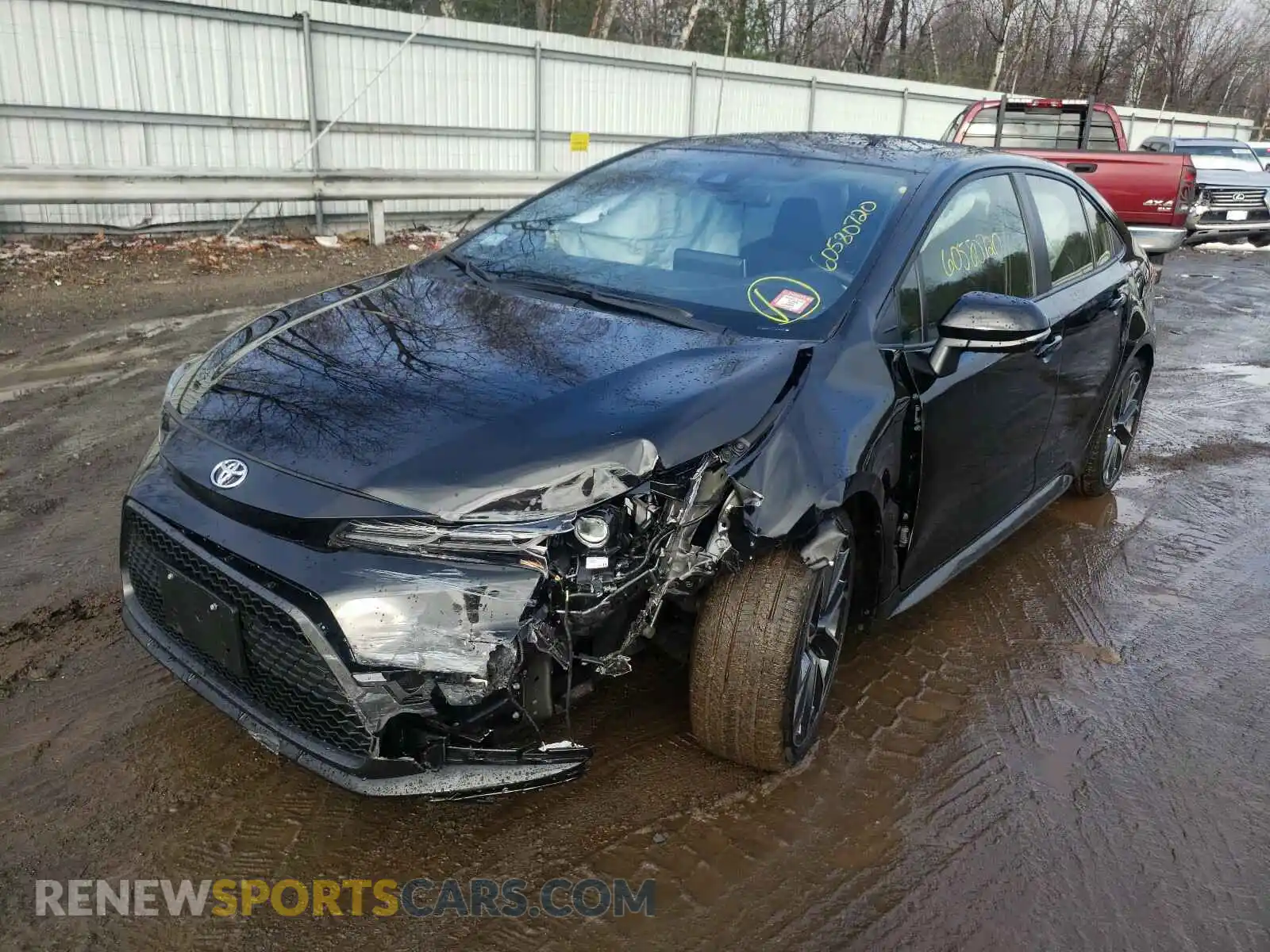 2 Photograph of a damaged car JTDP4RCE7LJ045952 TOYOTA COROLLA 2020