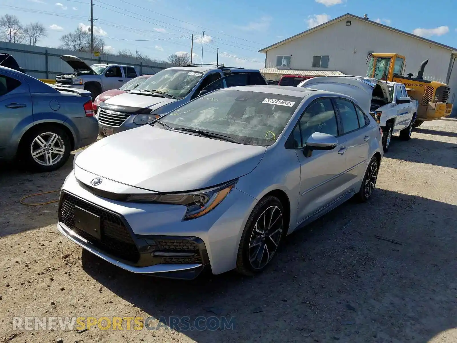 2 Photograph of a damaged car JTDP4RCE8LJ001250 TOYOTA COROLLA 2020