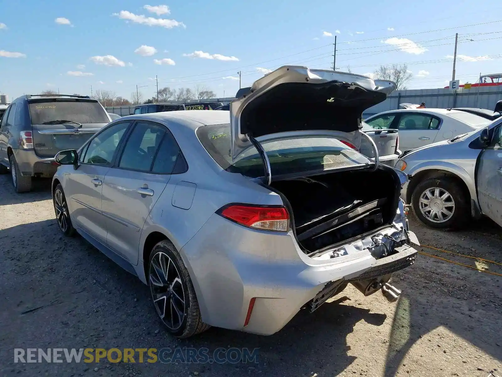 3 Photograph of a damaged car JTDP4RCE8LJ001250 TOYOTA COROLLA 2020