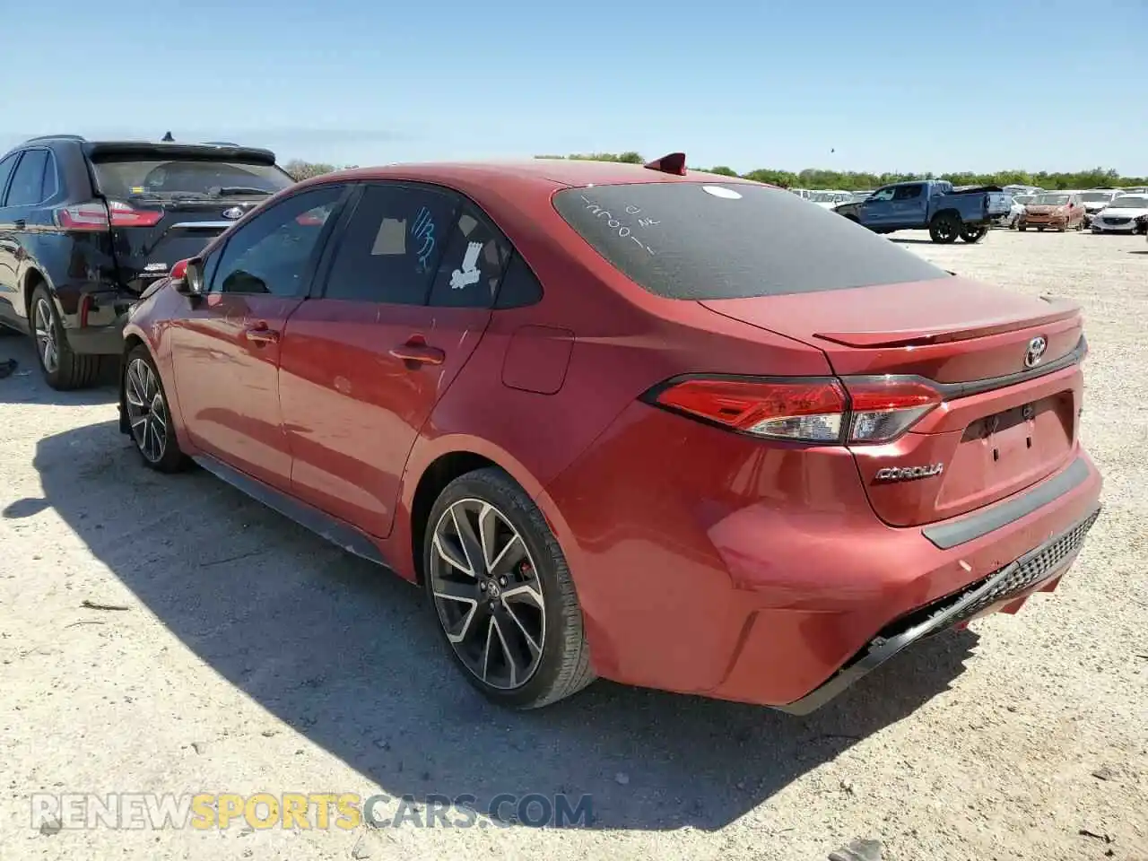 3 Photograph of a damaged car JTDP4RCE8LJ003001 TOYOTA COROLLA 2020