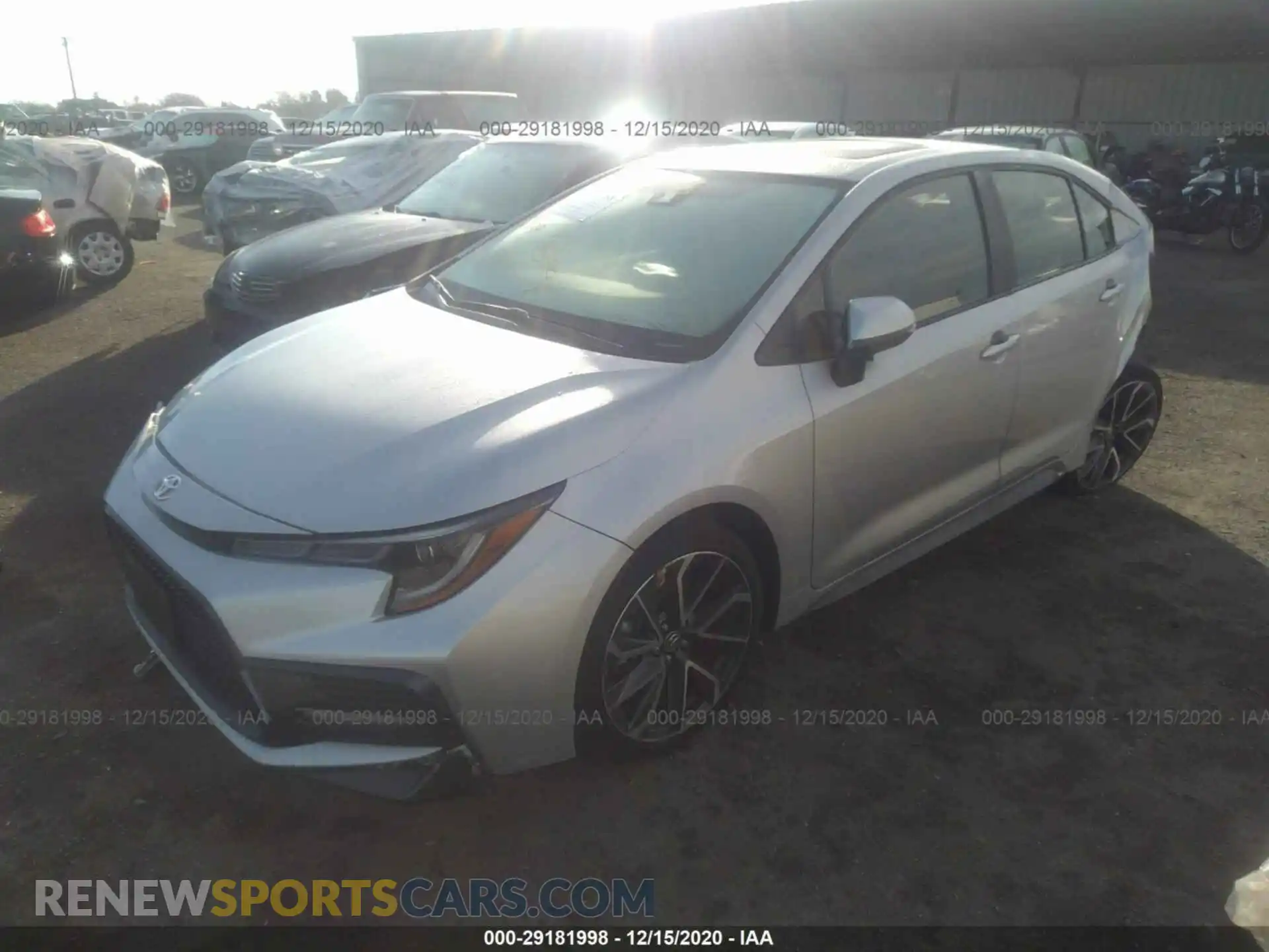 2 Photograph of a damaged car JTDP4RCE8LJ005282 TOYOTA COROLLA 2020