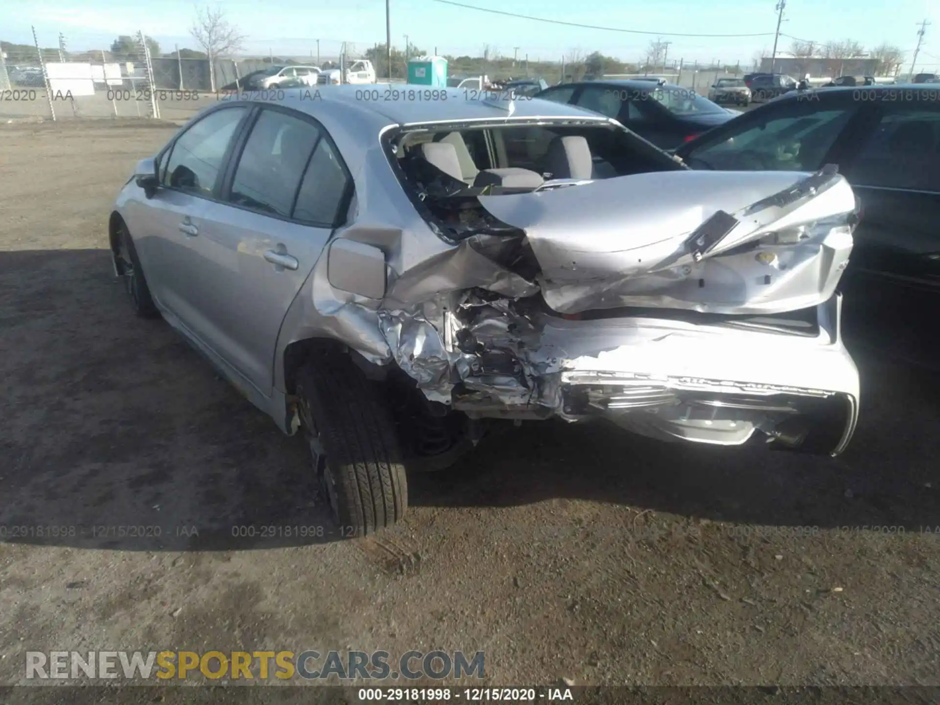 3 Photograph of a damaged car JTDP4RCE8LJ005282 TOYOTA COROLLA 2020
