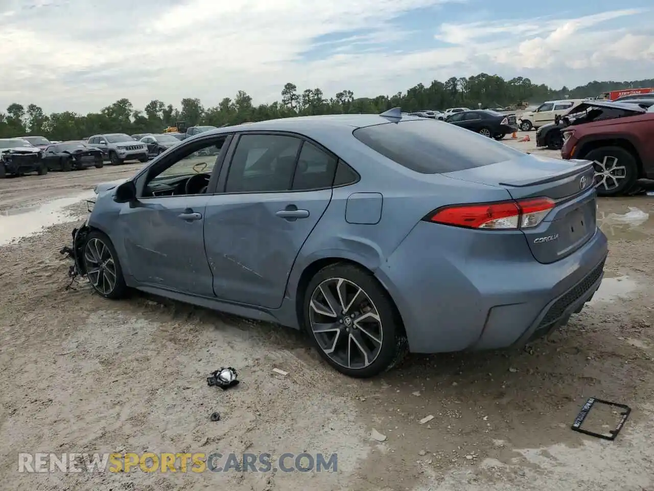 2 Photograph of a damaged car JTDP4RCE8LJ006531 TOYOTA COROLLA 2020