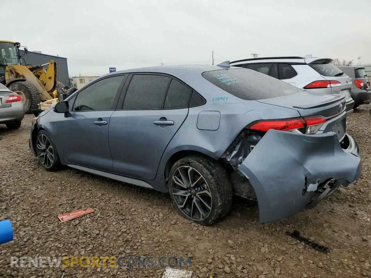 2 fotografías del automóvil dañado JTDP4RCE8LJ011986 TOYOTA COROLLA 2020