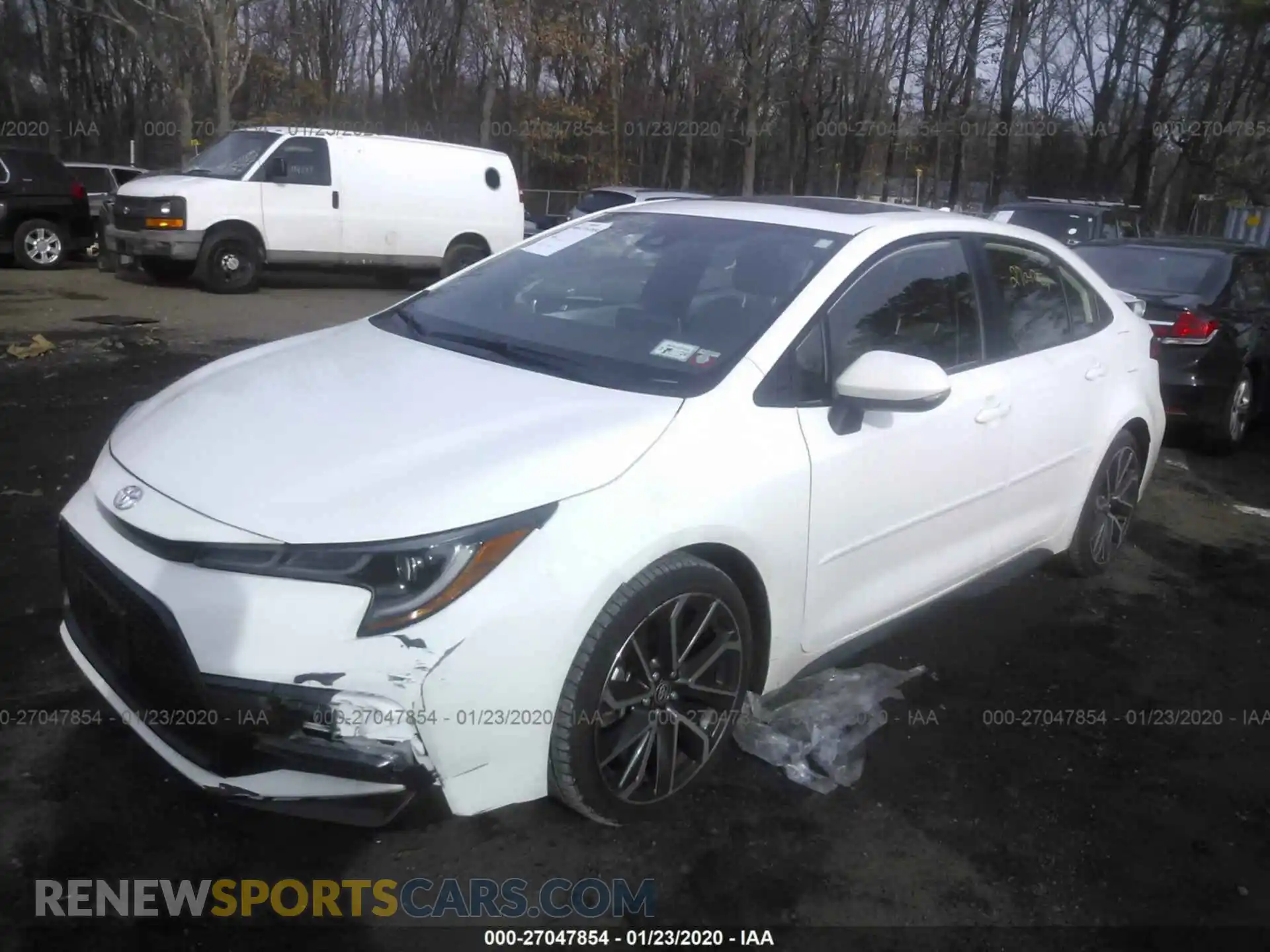 2 Photograph of a damaged car JTDP4RCE8LJ012023 TOYOTA COROLLA 2020