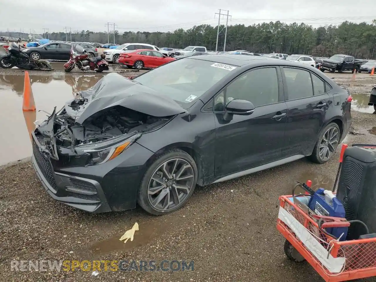 1 Photograph of a damaged car JTDP4RCE8LJ015102 TOYOTA COROLLA 2020
