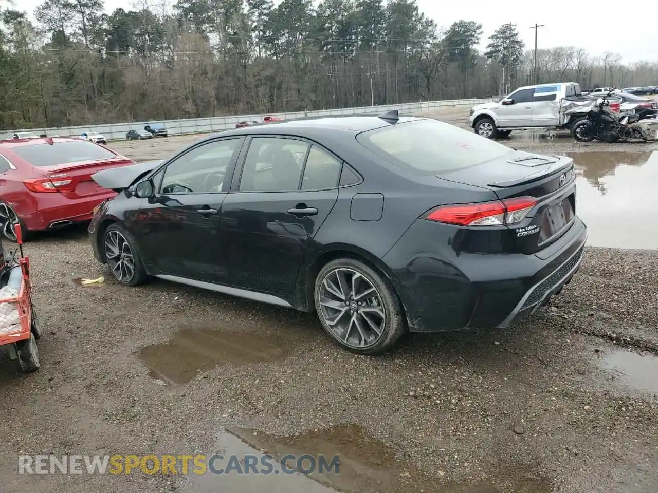 2 Photograph of a damaged car JTDP4RCE8LJ015102 TOYOTA COROLLA 2020