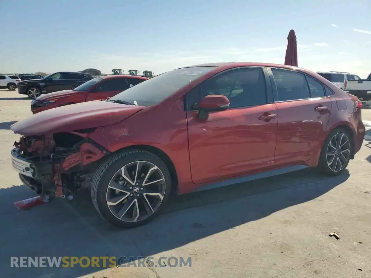 1 Photograph of a damaged car JTDP4RCE8LJ020770 TOYOTA COROLLA 2020