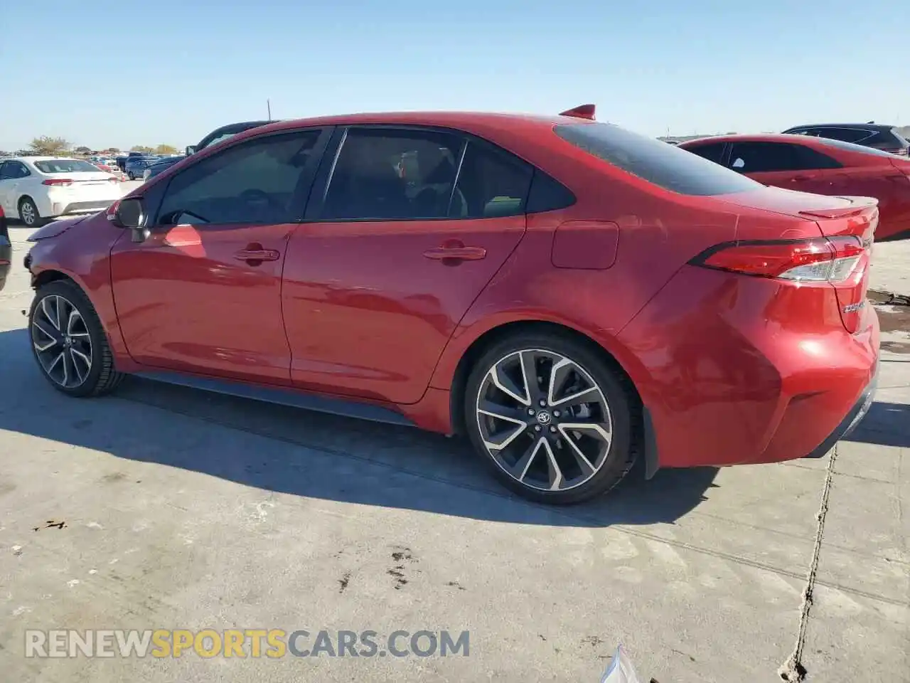 2 Photograph of a damaged car JTDP4RCE8LJ020770 TOYOTA COROLLA 2020