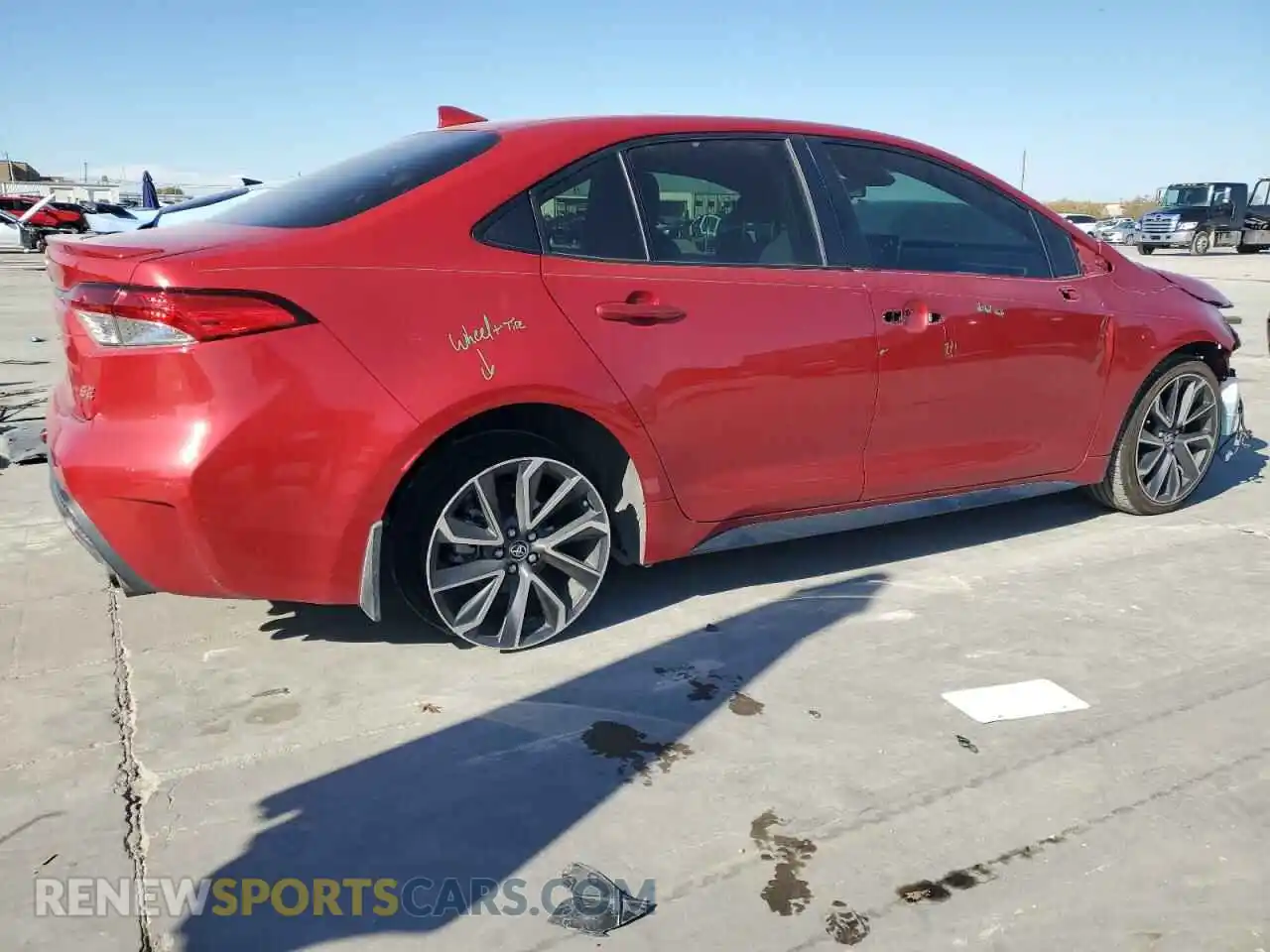 3 Photograph of a damaged car JTDP4RCE8LJ020770 TOYOTA COROLLA 2020