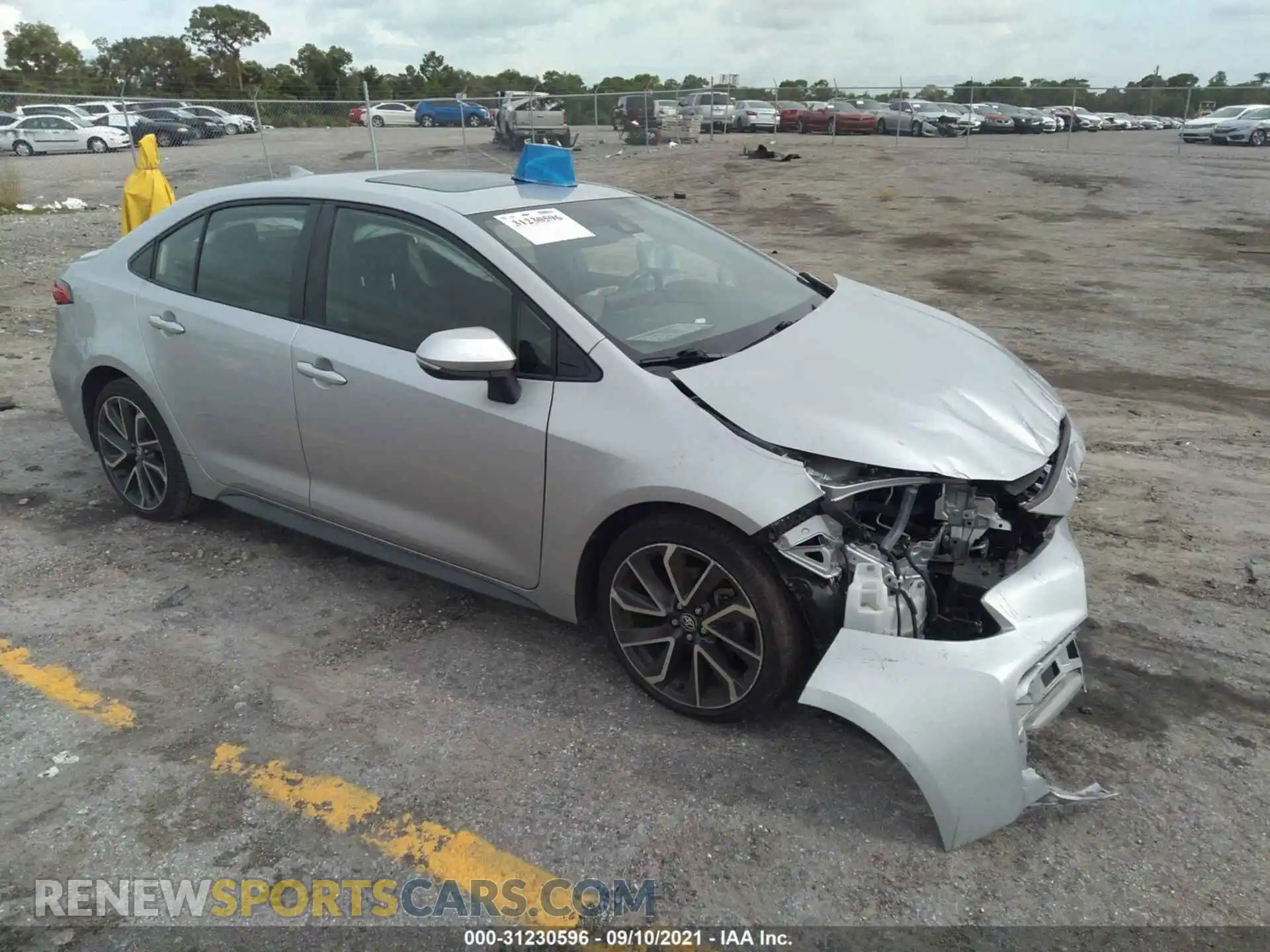 1 Photograph of a damaged car JTDP4RCE9LJ002844 TOYOTA COROLLA 2020