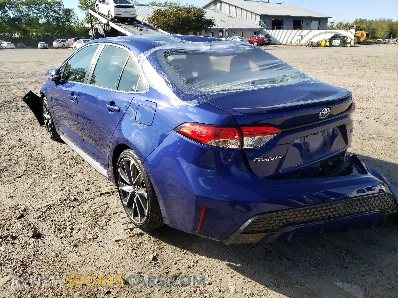 3 Photograph of a damaged car JTDP4RCE9LJ013603 TOYOTA COROLLA 2020