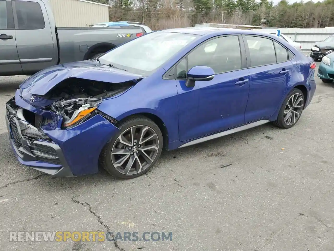 1 Photograph of a damaged car JTDP4RCE9LJ026402 TOYOTA COROLLA 2020