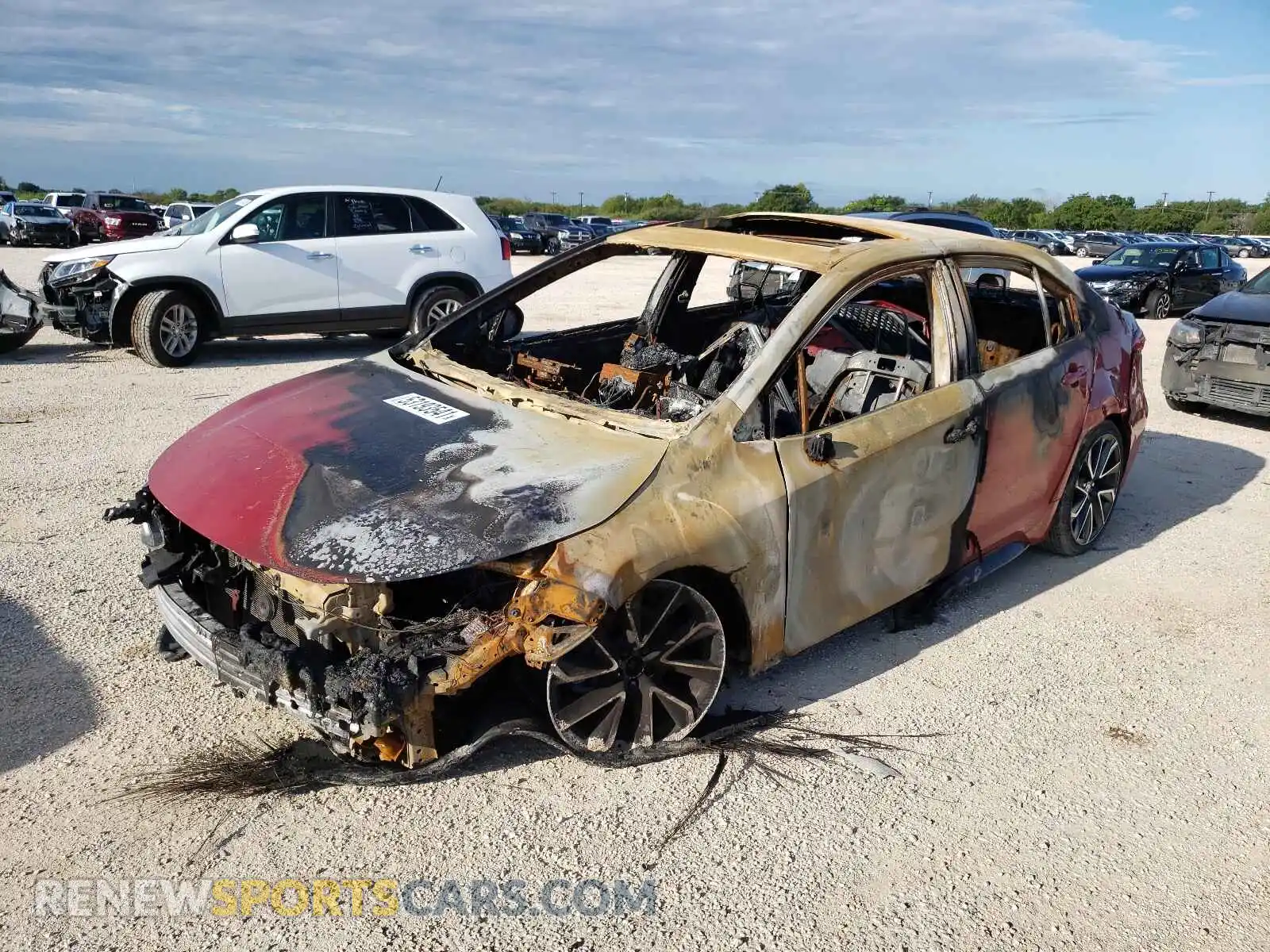 2 fotografías del automóvil dañado JTDP4RCE9LJ053230 TOYOTA COROLLA 2020