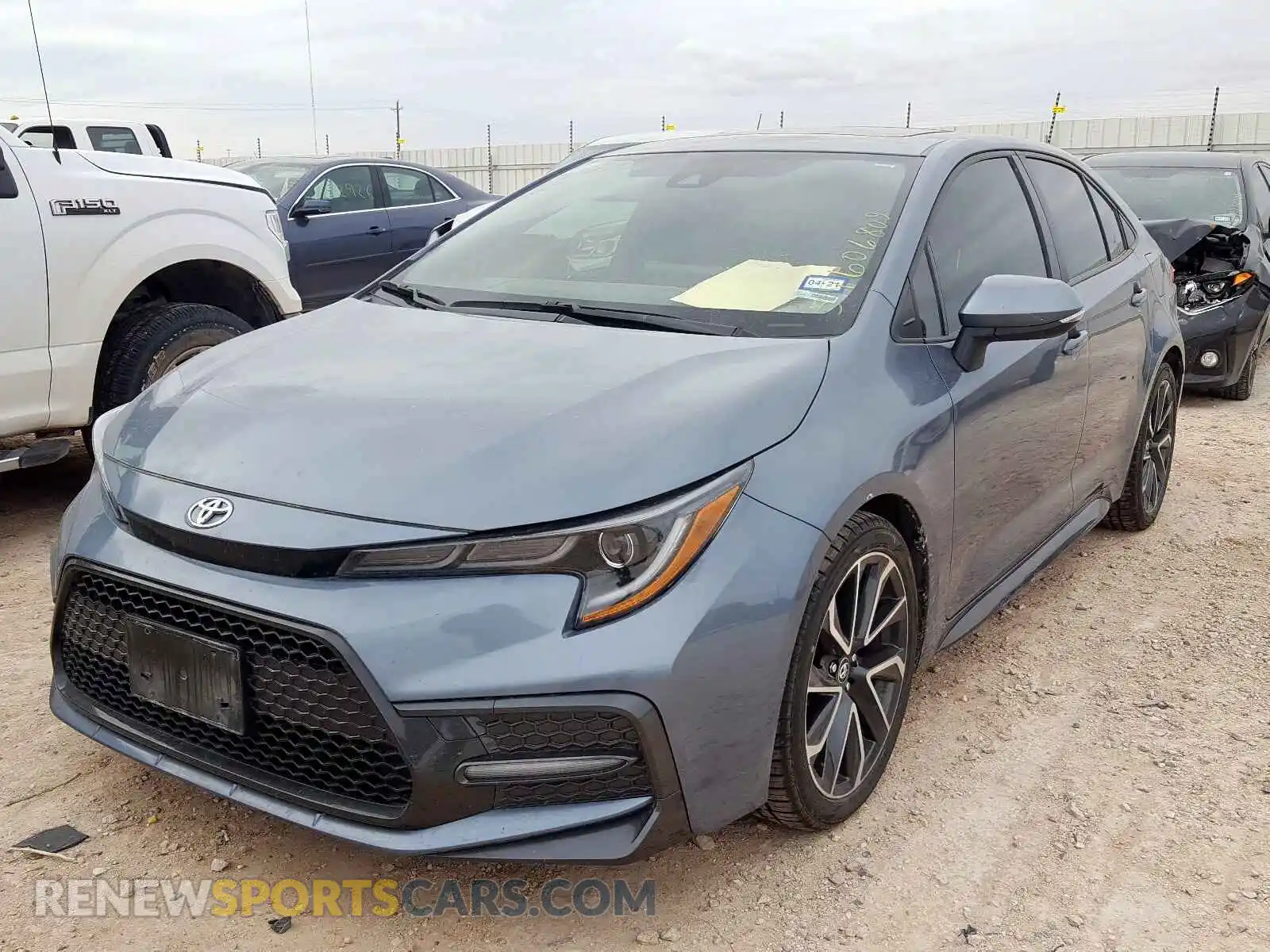 2 Photograph of a damaged car JTDP4RCEXLJ005350 TOYOTA COROLLA 2020