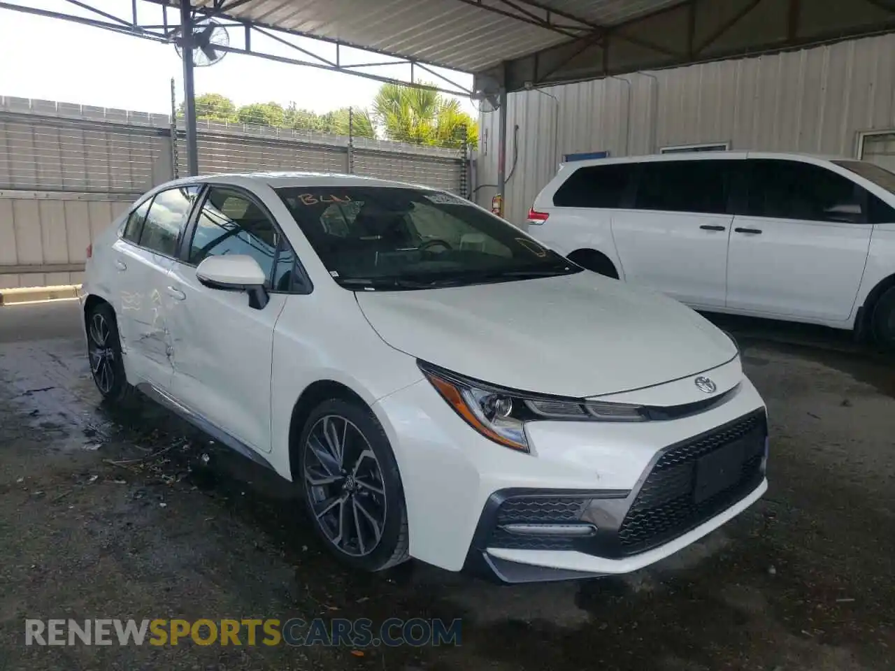 1 fotografías del automóvil dañado JTDP4RCEXLJ006711 TOYOTA COROLLA 2020
