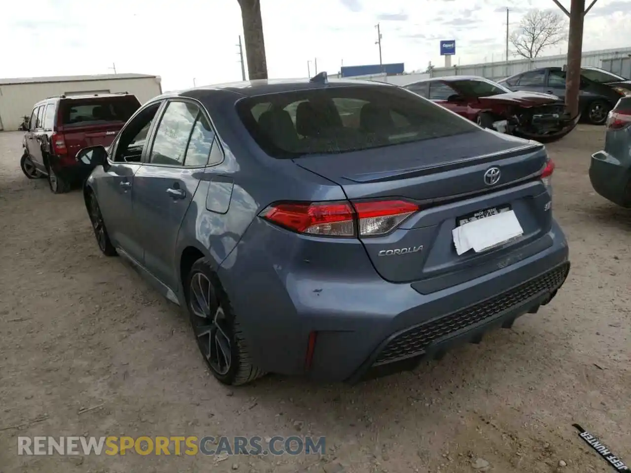 3 Photograph of a damaged car JTDP4RCEXLJ009740 TOYOTA COROLLA 2020