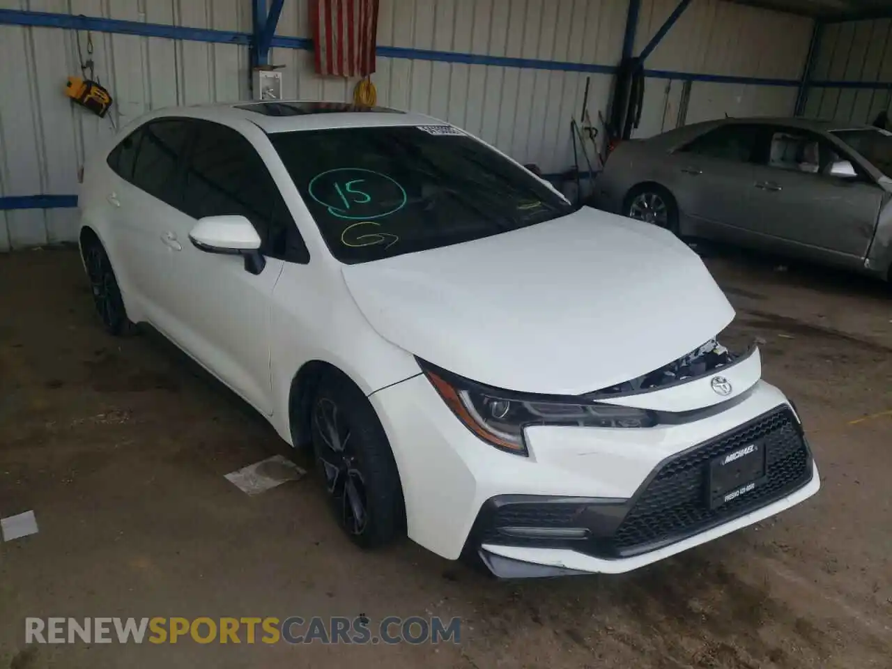 1 Photograph of a damaged car JTDP4RCEXLJ010211 TOYOTA COROLLA 2020