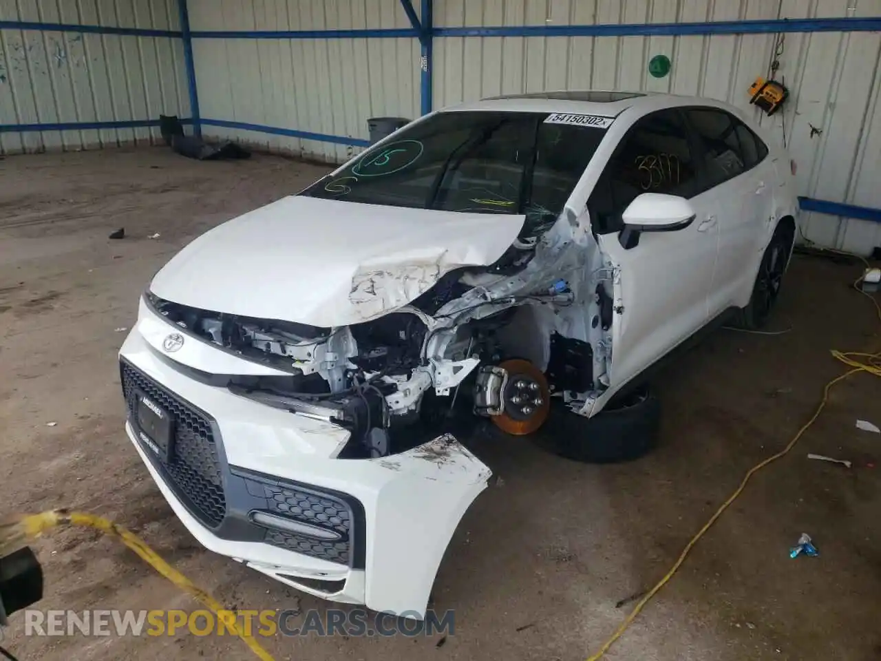 2 Photograph of a damaged car JTDP4RCEXLJ010211 TOYOTA COROLLA 2020