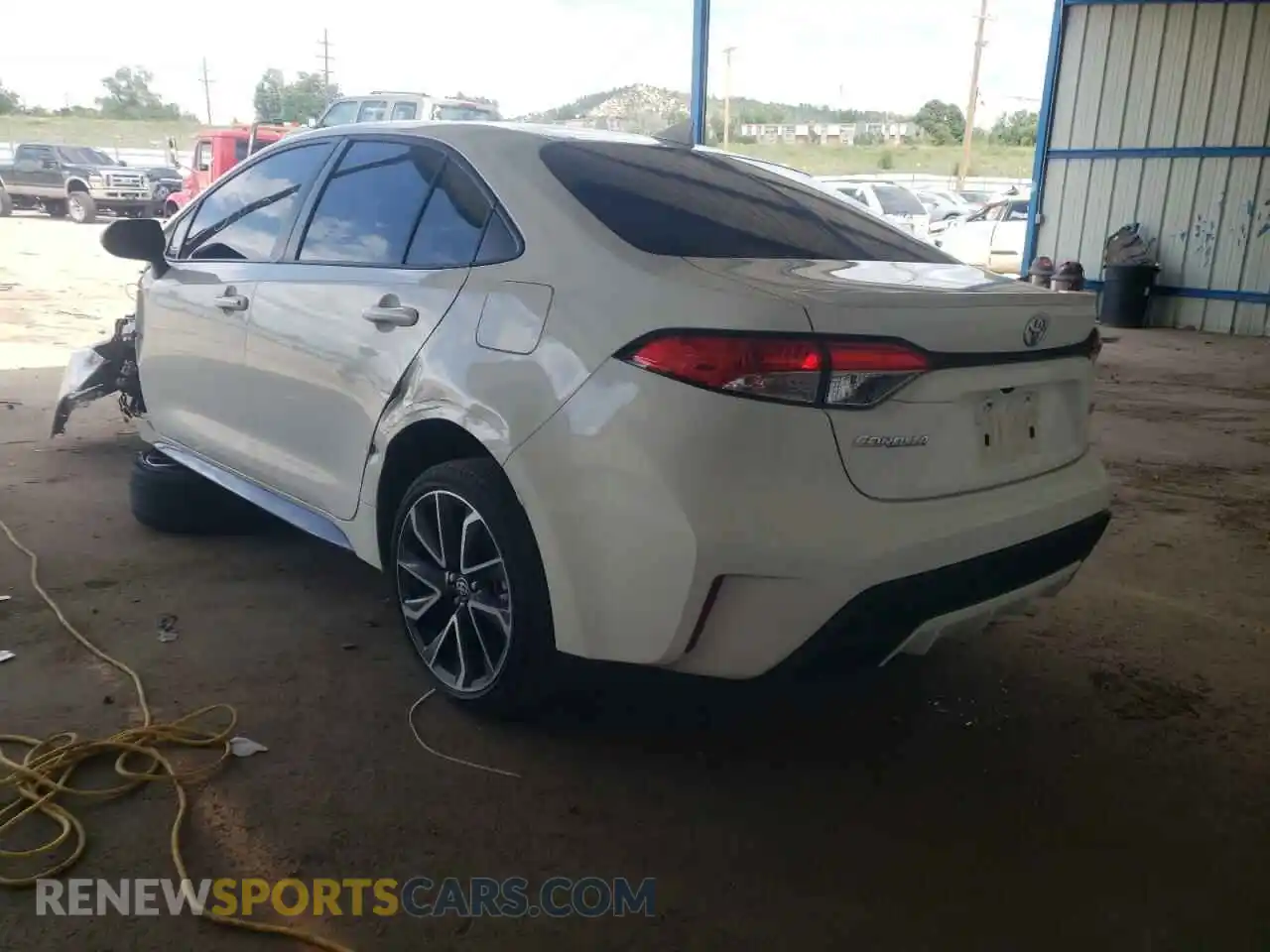 3 Photograph of a damaged car JTDP4RCEXLJ010211 TOYOTA COROLLA 2020