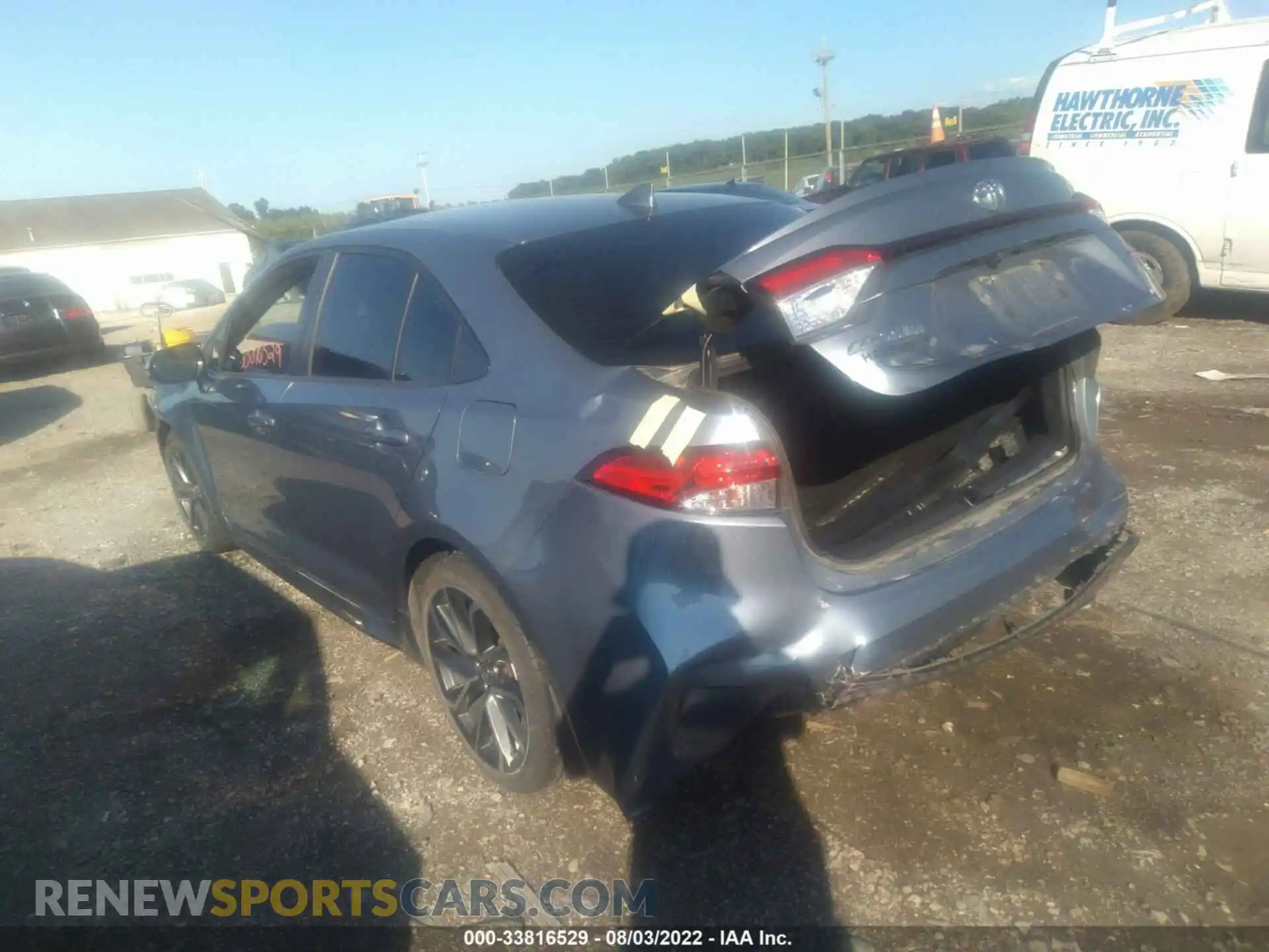 3 Photograph of a damaged car JTDP4RCEXLJ015361 TOYOTA COROLLA 2020