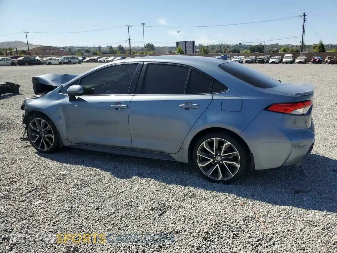 2 Photograph of a damaged car JTDP4RCEXLJ016767 TOYOTA COROLLA 2020