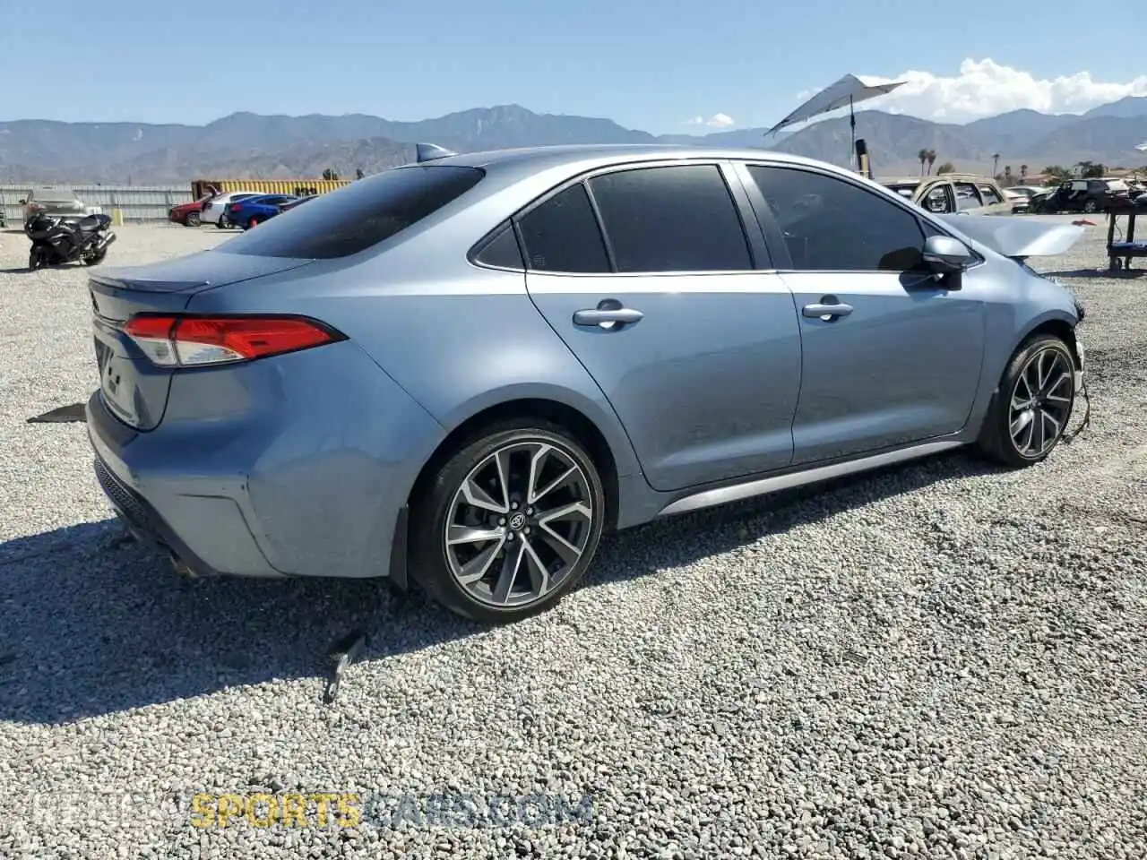 3 Photograph of a damaged car JTDP4RCEXLJ016767 TOYOTA COROLLA 2020