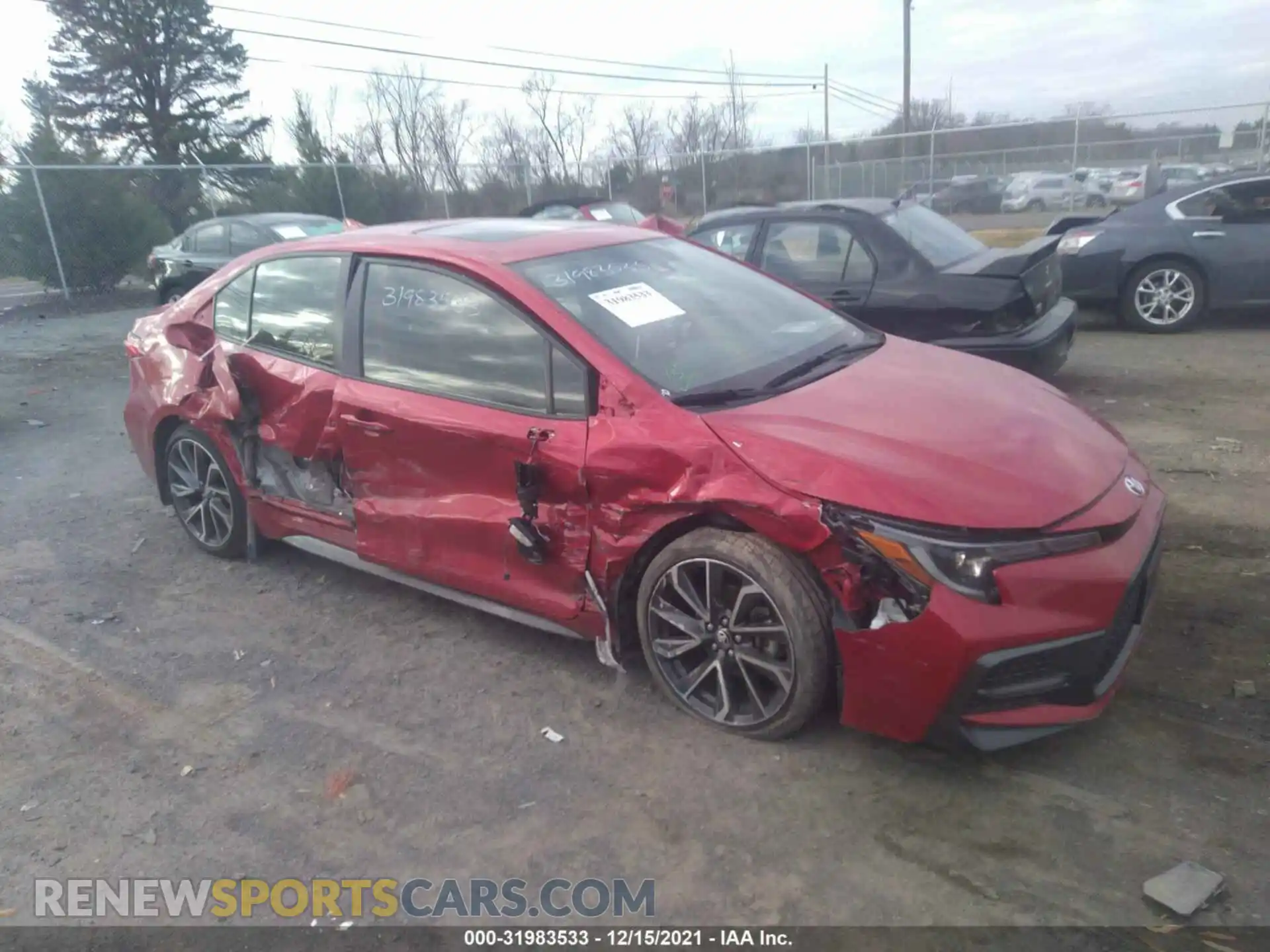 1 Photograph of a damaged car JTDP4RCEXLJ017255 TOYOTA COROLLA 2020
