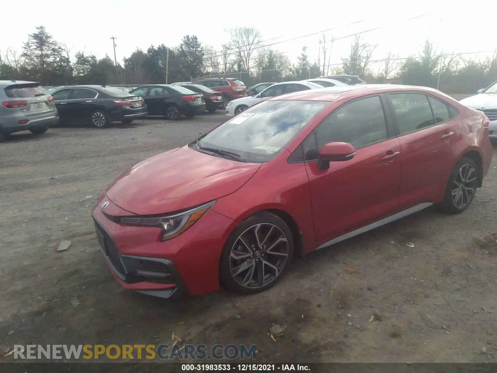 2 Photograph of a damaged car JTDP4RCEXLJ017255 TOYOTA COROLLA 2020
