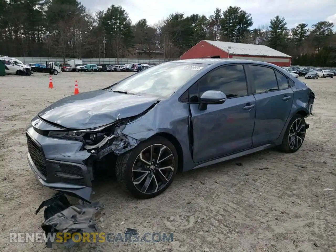 1 Photograph of a damaged car JTDP4RCEXLJ028580 TOYOTA COROLLA 2020