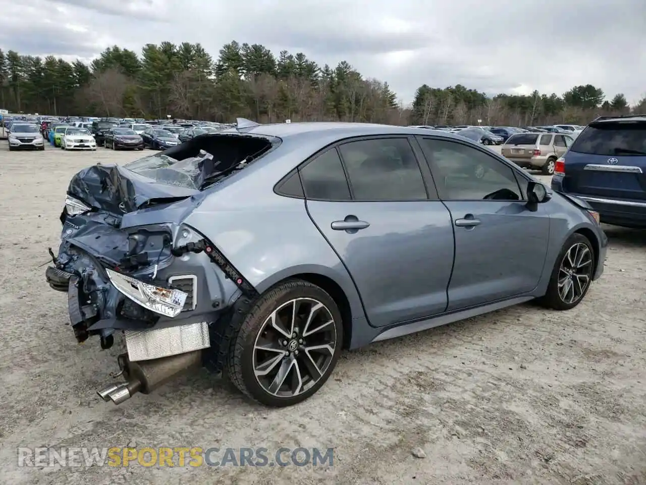 3 Photograph of a damaged car JTDP4RCEXLJ028580 TOYOTA COROLLA 2020