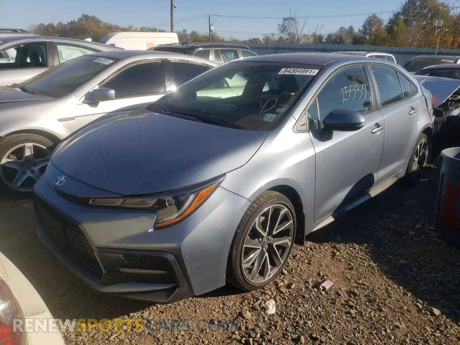 2 Photograph of a damaged car JTDS4RCE0LJ003052 TOYOTA COROLLA 2020