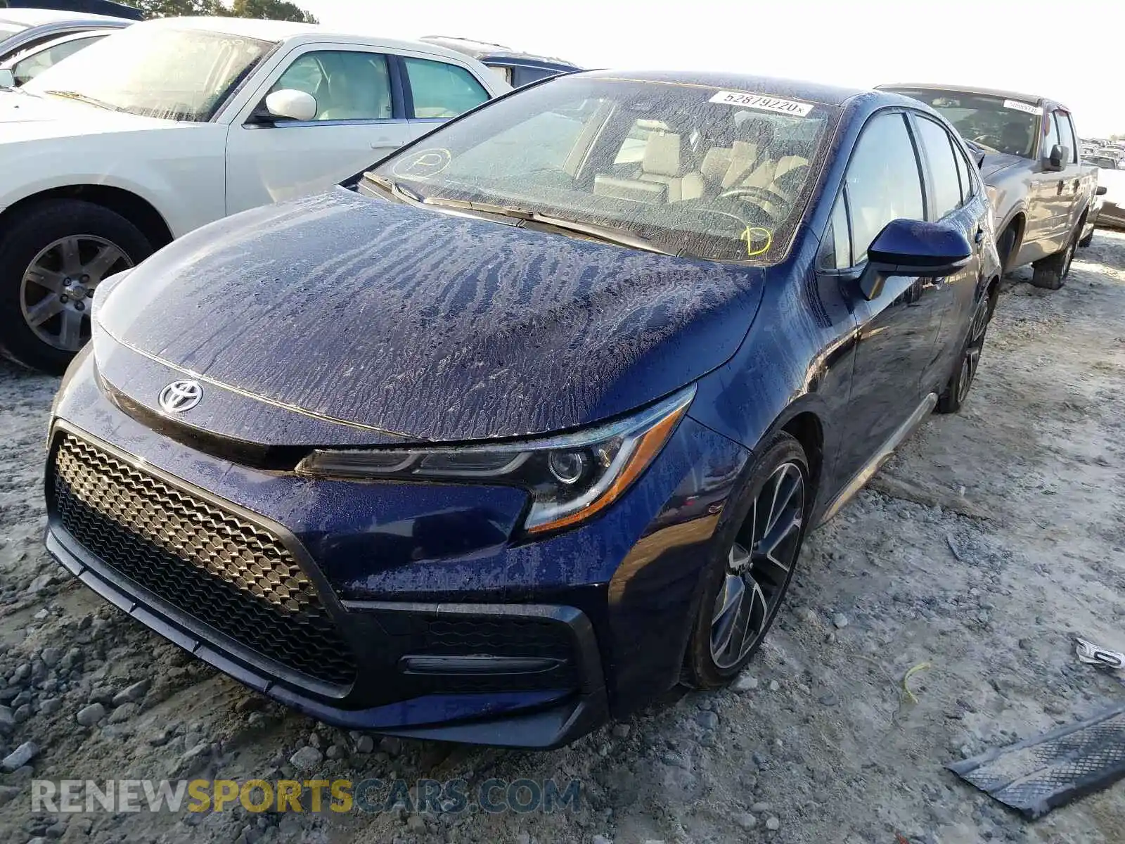 2 Photograph of a damaged car JTDS4RCE0LJ013614 TOYOTA COROLLA 2020