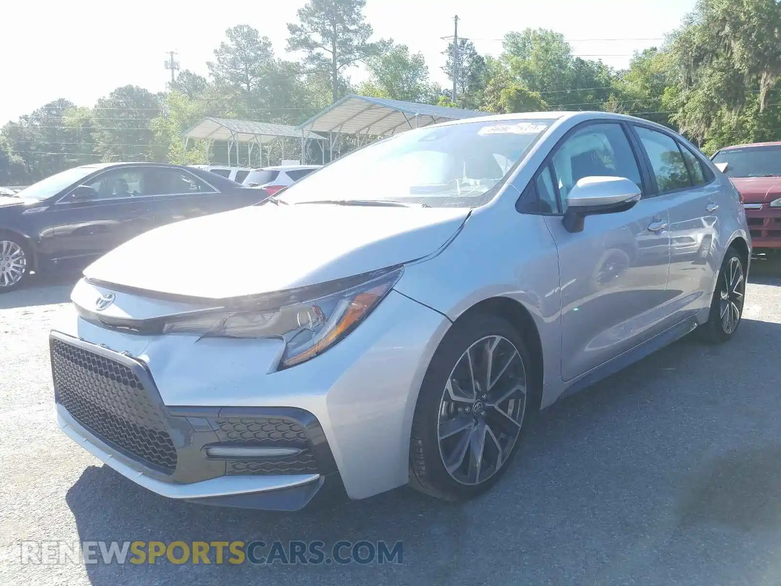 2 Photograph of a damaged car JTDS4RCE0LJ015735 TOYOTA COROLLA 2020