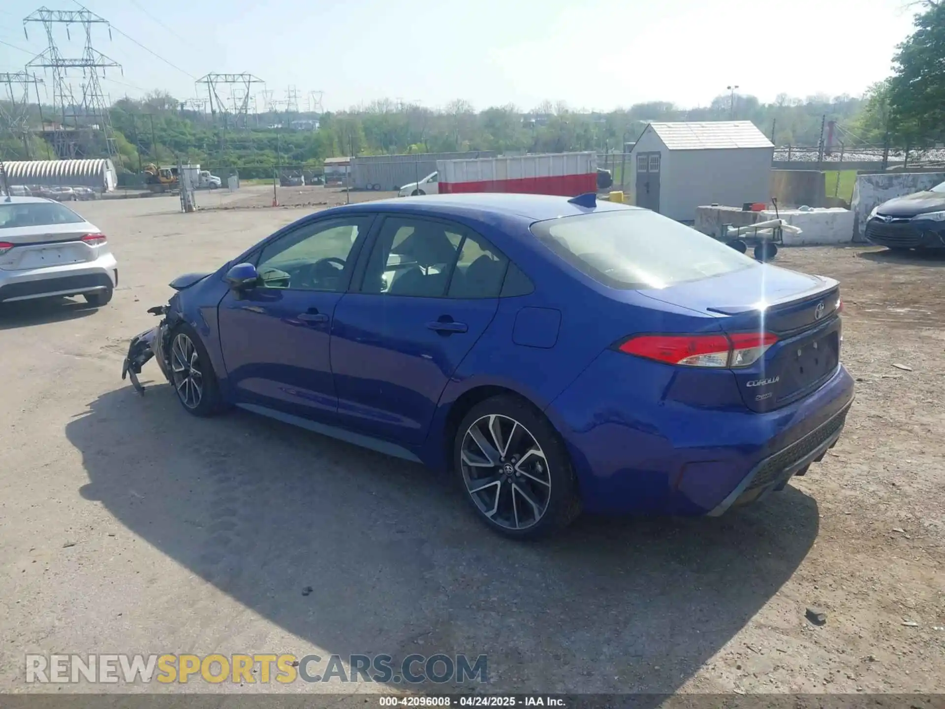 3 Photograph of a damaged car JTDS4RCE0LJ017288 TOYOTA COROLLA 2020