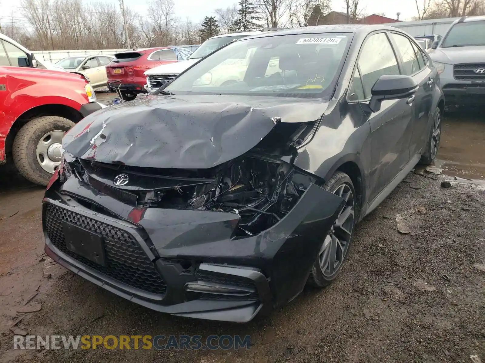 2 Photograph of a damaged car JTDS4RCE0LJ026458 TOYOTA COROLLA 2020