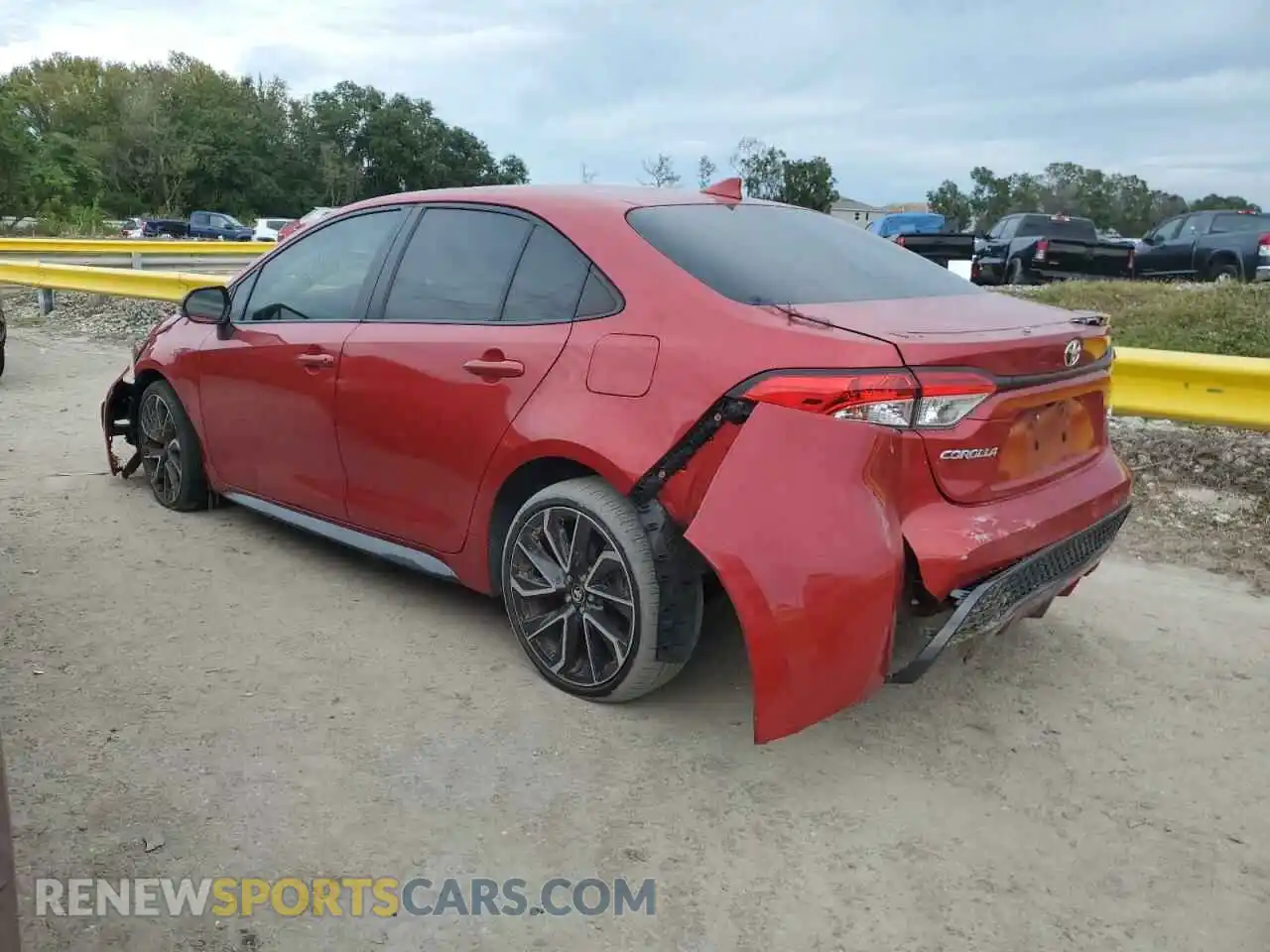 2 fotografías del automóvil dañado JTDS4RCE0LJ032079 TOYOTA COROLLA 2020
